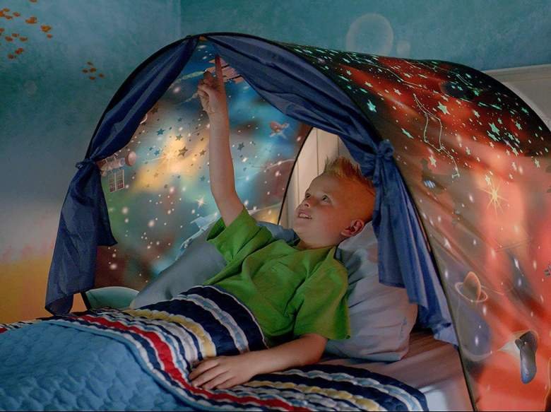 Dream Tents Pop Up Winterlandschaft Traum Zelt Betthimmel f Kinderbett Matratze 