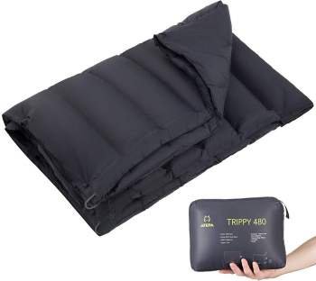 ATEPA 4-in-1 Multipurpose Down Travel Blanket