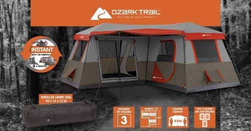 Ozark Trail 12 Person 3 Rooms