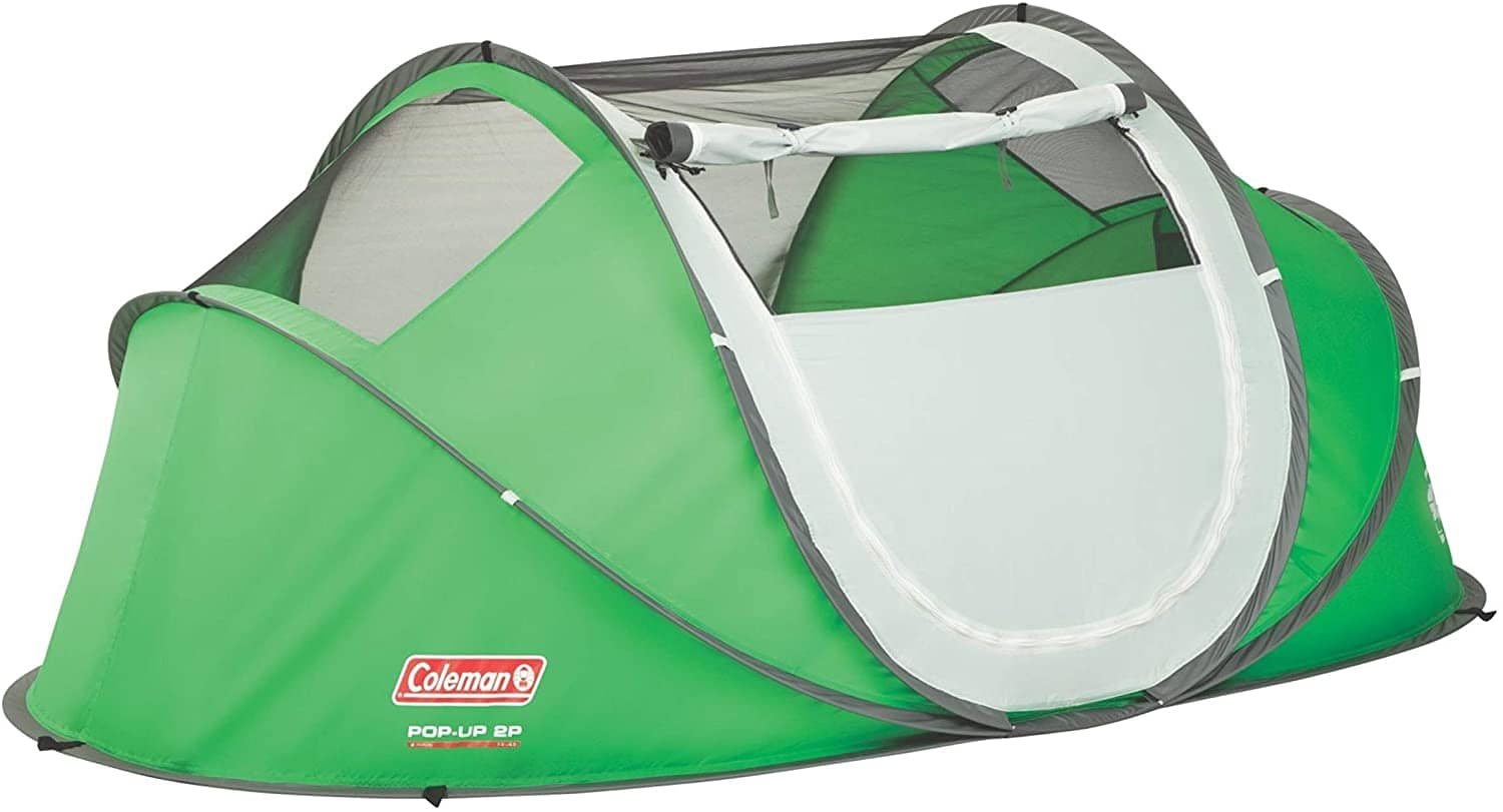 Coleman Galiano Tent with the meshed roof down
