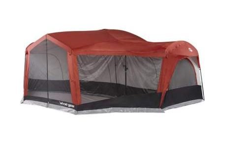 Red Tahoe Gear Carson 3 Season 14 Person Large 25 x 17.5 Ft Family Cabin Tent 