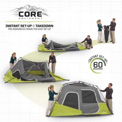 Pitching the CORE 6 Person Instant Cabin Tent