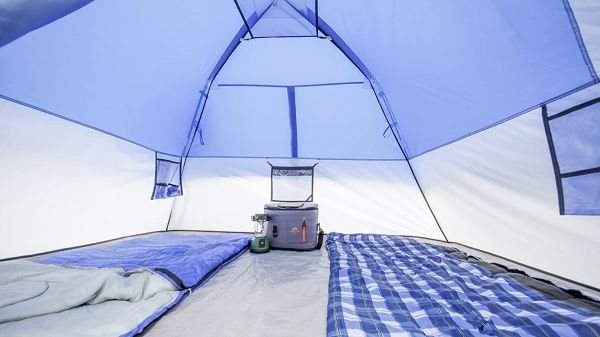 internal view of ozark dome tent