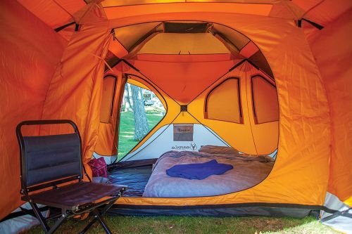 bedroom view of t4 plus tent