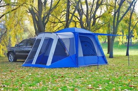 Suv tent with canopy