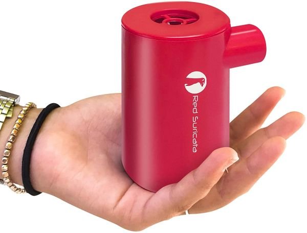 Red Suricata Rechargeable Mini Air Pump