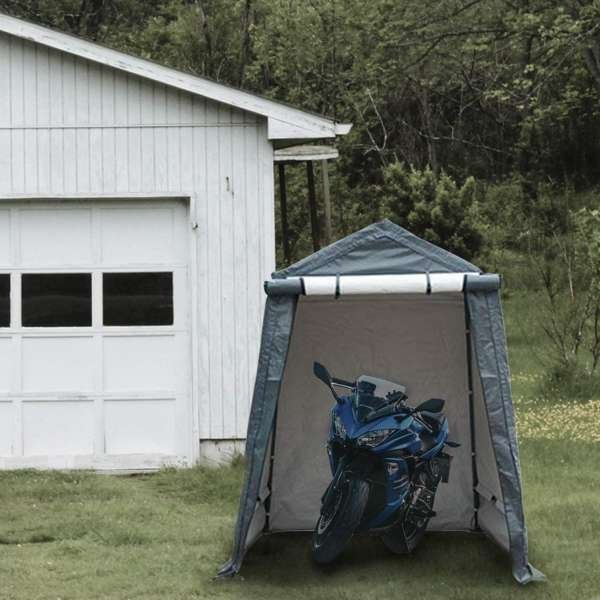 abba patio motorcycle storage shelter