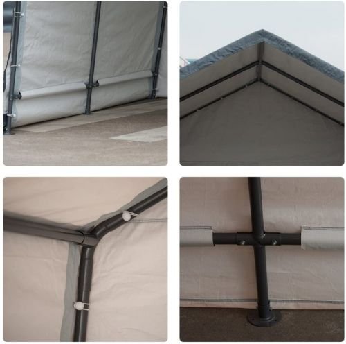 abba patio storage shelter framework