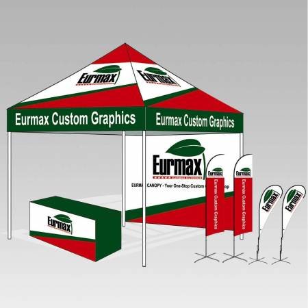 eurmax canopy custom banner option