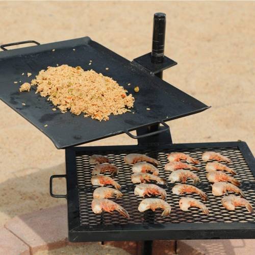 Gravity Grill Open Fire Camping Grill 